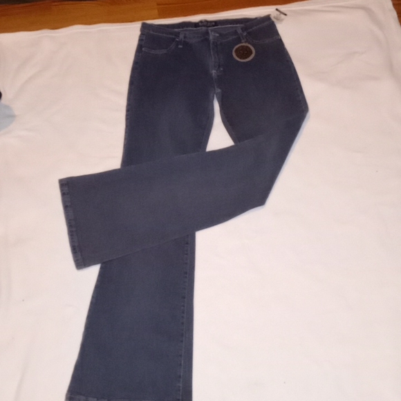 Lamasini jeans Pants - Flare leg dark blue jeans